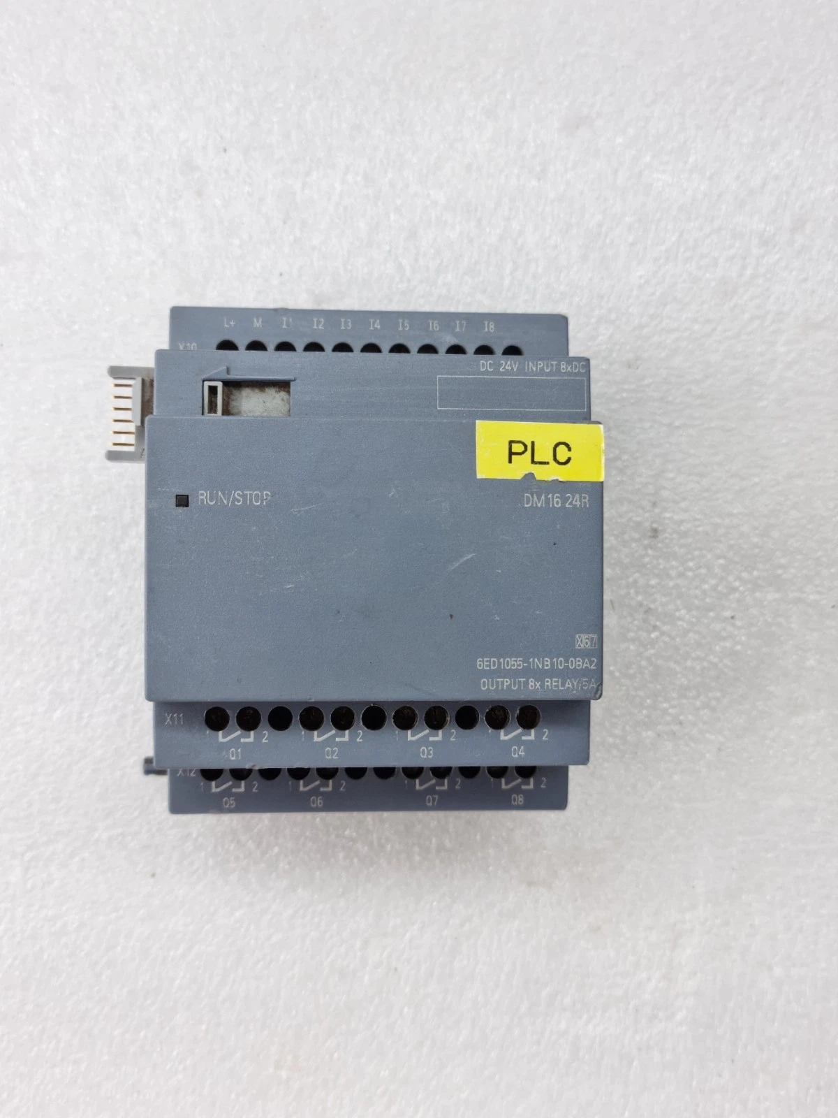 SIEMENS 6ED1055-1NB10-0BA2 EXPANSION MODULE DM16 24R 24VDC 6ED10551NB100BA2 USED